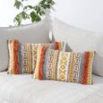 Bohemian Inspired Indian Block Print Cushion Cover